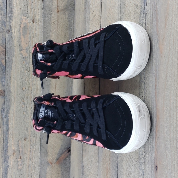 Vintage Havana Kings Distressed Studded High Tops - Picture 5 of 12